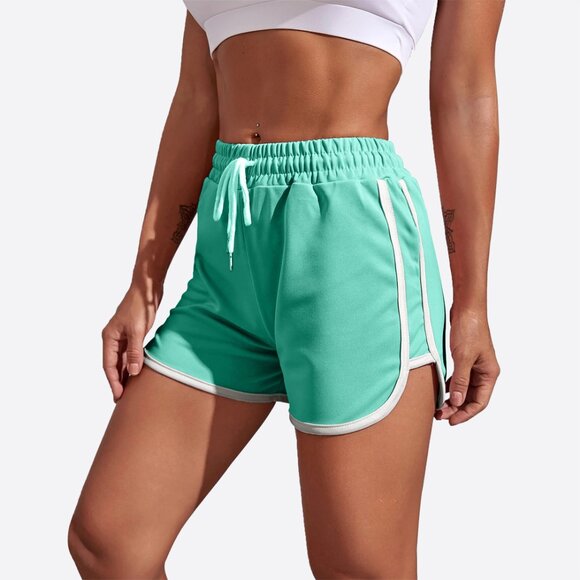 Women's Dolphin Shorts Soft Comfy Elastic Waist Athletic Workout Yoga Pants - Picture 4 of 16